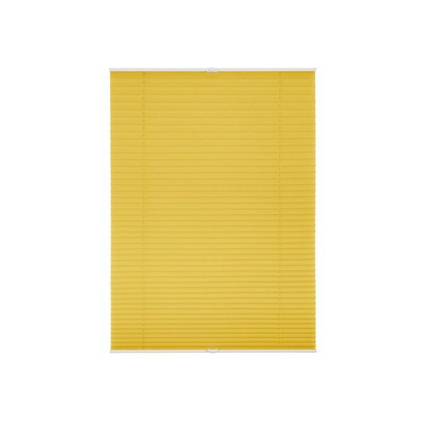 Lichtblick Estor plisado Klemmfix – Ajuste continuo, opaco, instalación sin taladrar, 130 × 100 cm, amarillo, artículo de segunda selección como nuevo