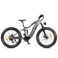 SAMEBIKE RS-A08 Bicicleta eléctrica – Motor 750 W, batería 48 V 17 Ah, neumáticos Fat, 45 km/h, negro