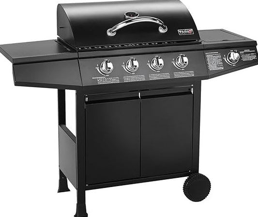 Taino Basic Barbacoa de gas con carro y quemador lateral