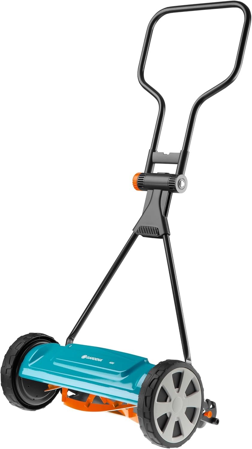 Gardena Classic 400 Cortacésped helicoidal manual – Ancho 40 cm, hasta 200 m², cilindro de acero, corte sin contacto, silencioso y preciso (4018-20)