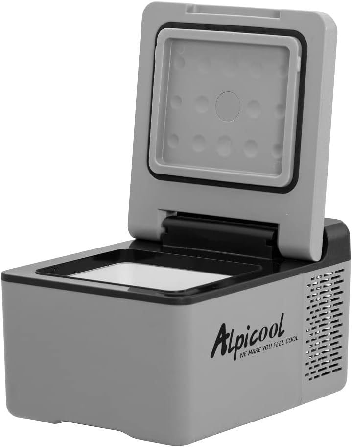 Alpicool C12 Nevera de compresor 12 L – Refrigeración móvil para coche, camping y viajes