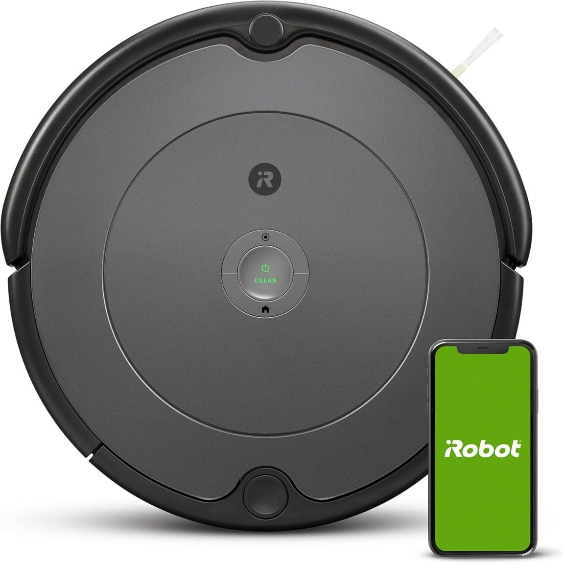 iRobot Roomba Combo Essential Y0112 Robot aspirador y friegasuelos – Sistema de 4 etapas, 3 niveles de aspiración, limpieza dirigida, control por…