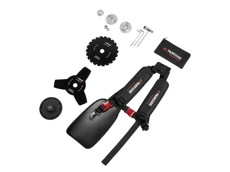 Desbrozadora de gasolina PPBS 3 A1 con arranque eléctrico – Batería y cargador incluidos