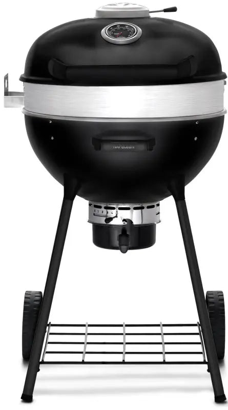 Napoleon PRO Barbacoa de carbón tipo kettle Ø 57 cm – Negro mate, robusta, para una cocción tradicional a la barbacoa