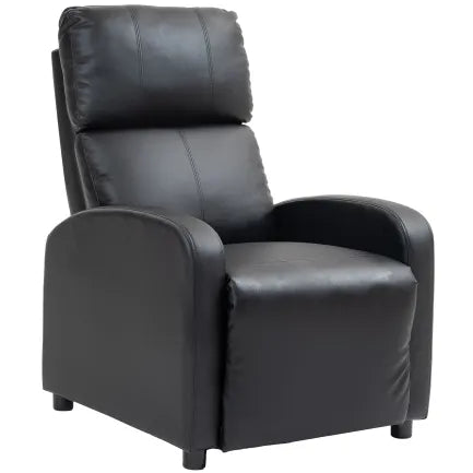 HOMCOM Sillón relax TV con función reclinable y acolchado grueso