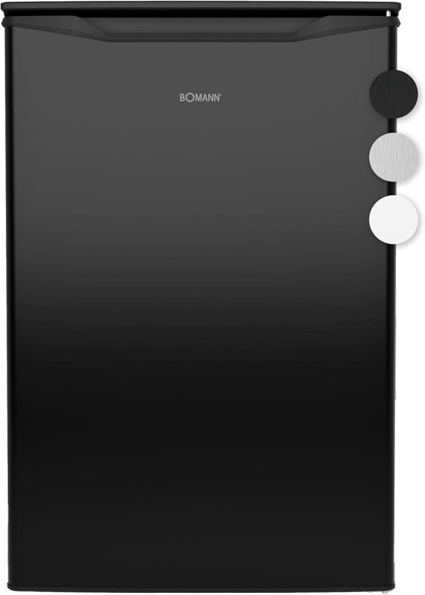 Bomann Congelador pequeño 87 L – Temperatura ≤ -18 °C, 3 cajones, puerta reversible, GS 7253 blanco