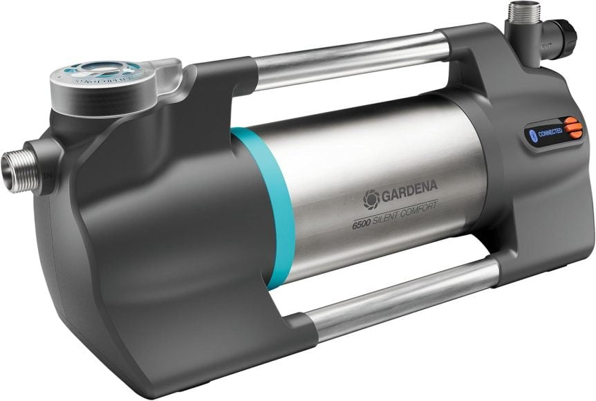 GARDENA 6500 SilentComfort Bomba de jardín silenciosa con control mediante aplicación, 6500 l/h (9059-20)