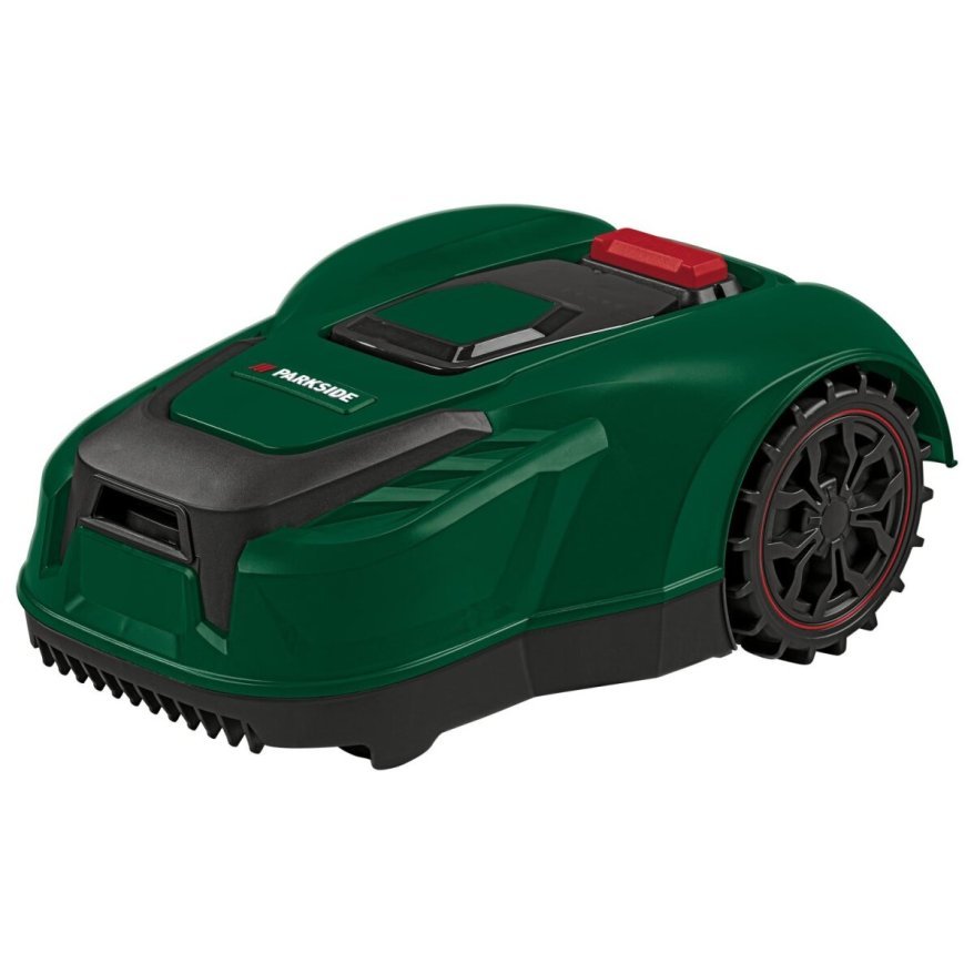 PARKSIDE Robot cortacésped 20 V « PAMR 500 A1 » con batería y estación de carga – Artículo de segunda selección, muy buen estado