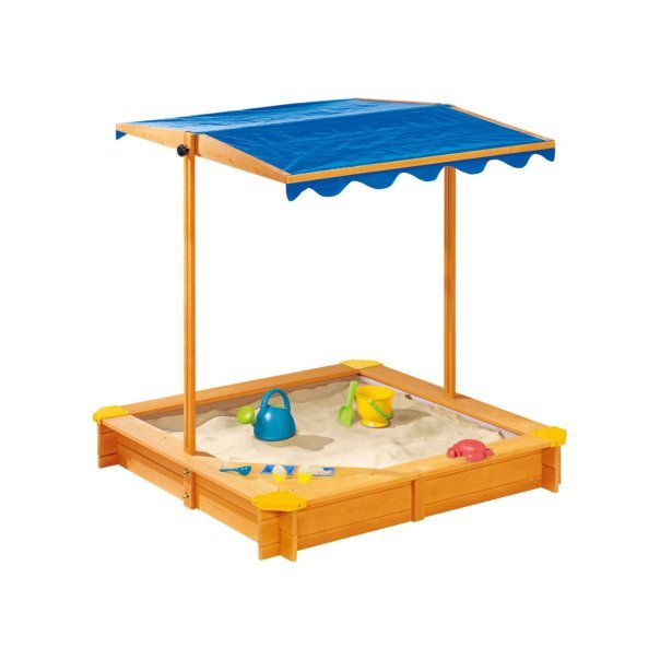Playtive Arenero de madera con techo y puesto de helados – Artículo de segunda selección, otro estado