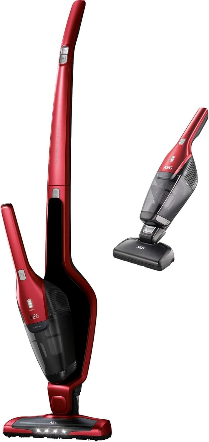 AEG Ergorapido CX7-2-45AN Aspirador sin cable 2 en 1 – Sin bolsa, cepillo para mascotas, hasta 45 min, autoportante, articulación 180°, limpieza…