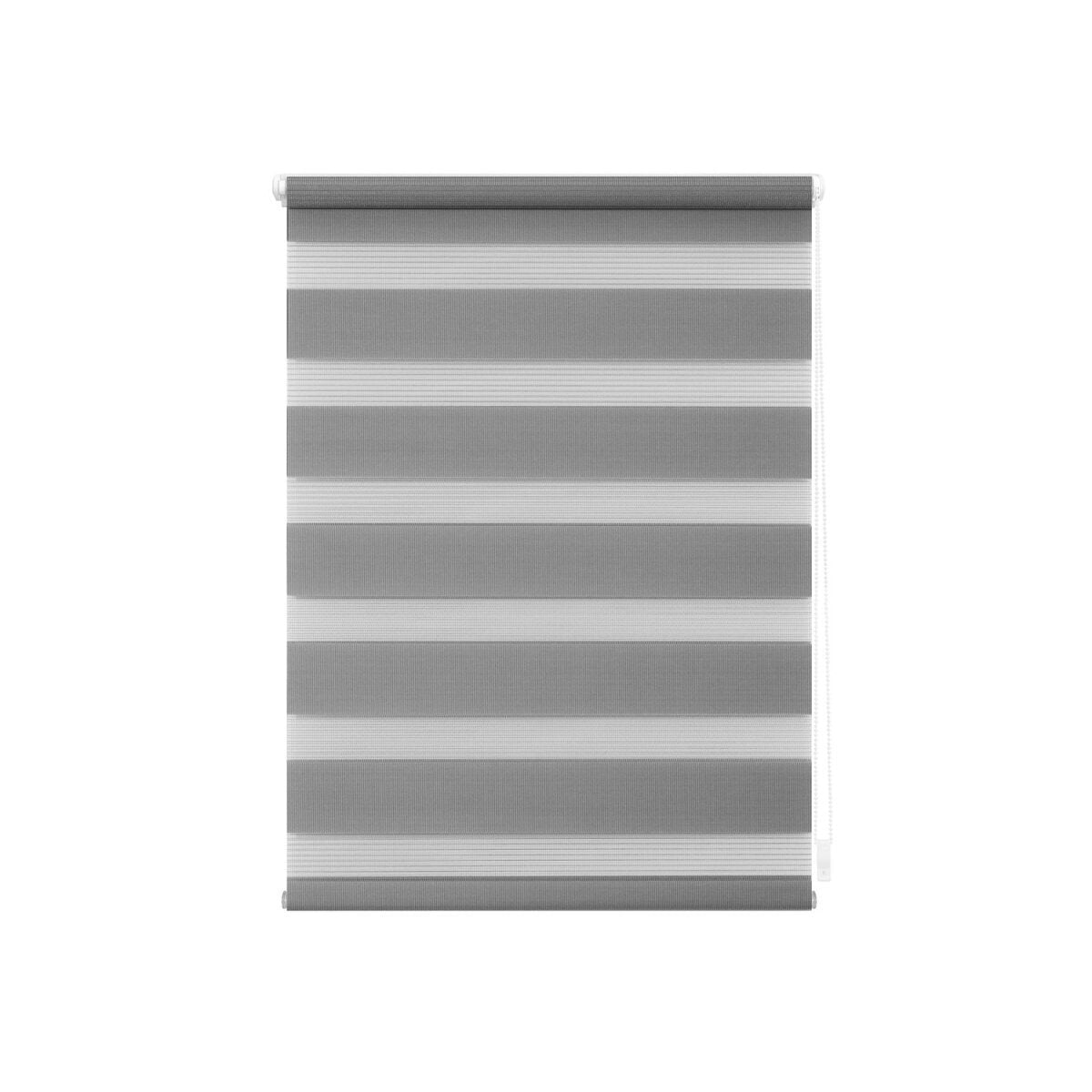 Lichtblick Estor enrollable dúo Klemmfix – Protección solar y privacidad, luz regulable, sin taladrar, gris 120 × 150 cm, artículo de segunda…
