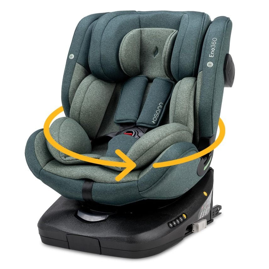 Osann Eno360 i-Size Silla de coche giratoria 40-150 cm, a contramarcha, ISOFIX, silla para bebé
