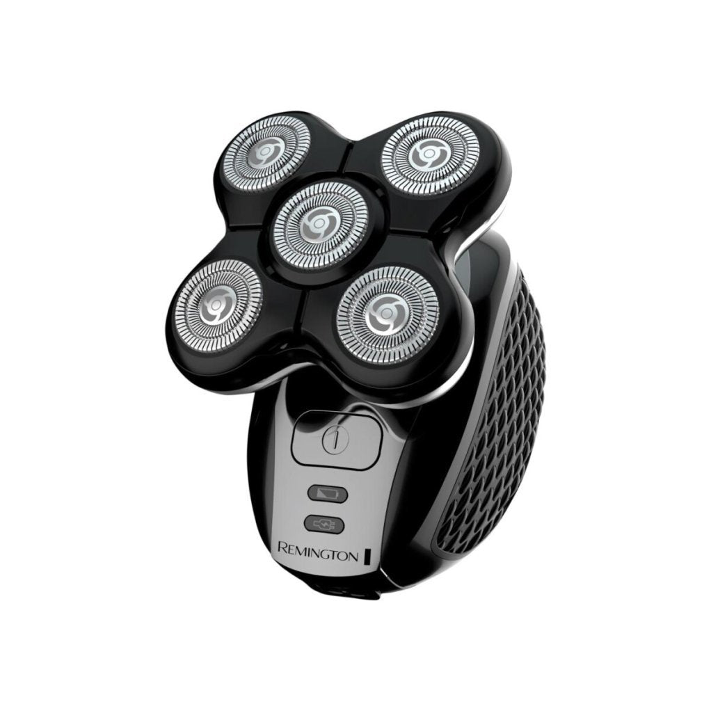 REMINGTON RX5 Ultimate Afeitadora de cabeza con compartimento recolector de pelo – Artículo de segunda selección, muy buen estado