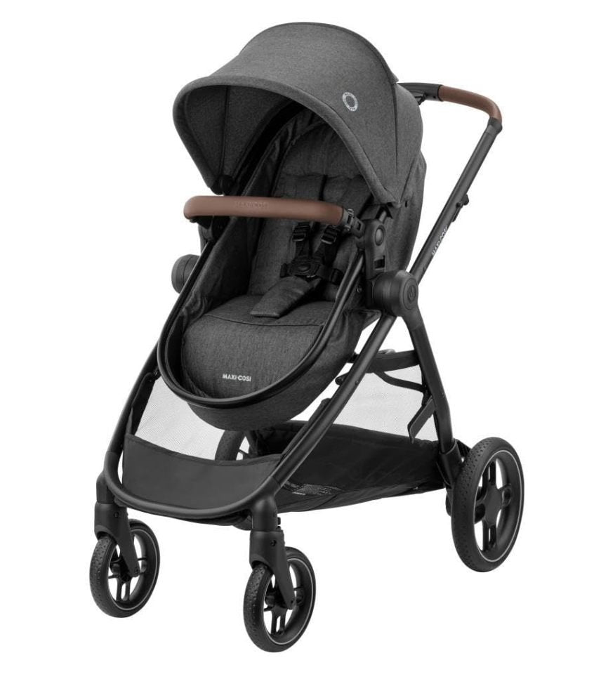 Maxi-Cosi Zelia S Trio Cochecito completo 3 en 1, 0-4 años hasta 22 kg, plegable, compacto y regulable, con silla de coche CabrioFix S i-Size,…