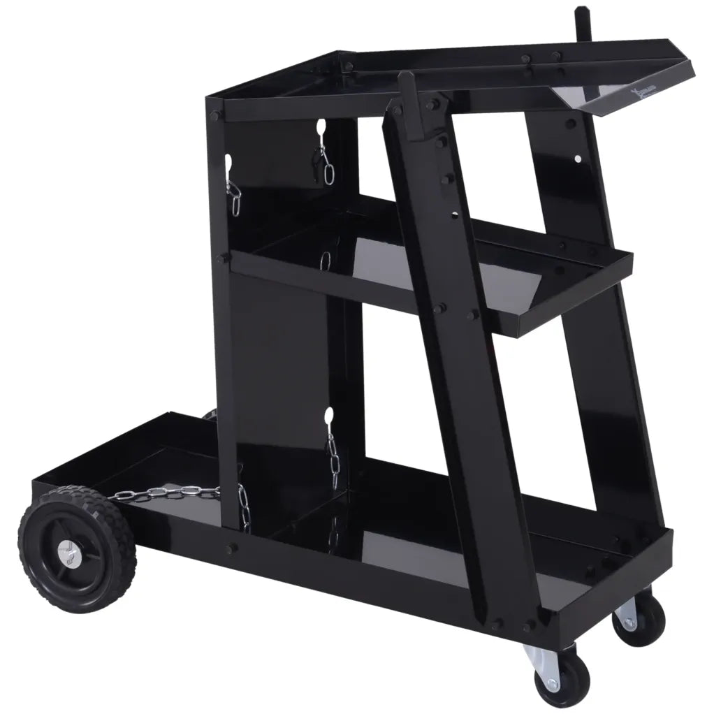 Durhand Carro de soldadura/carro de taller con ruedas – 3 niveles