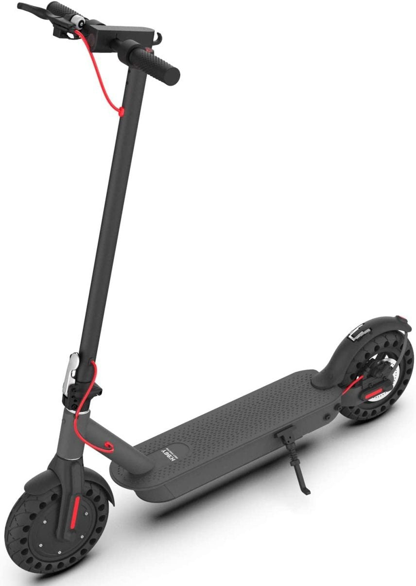 Hiboy S2 Pro Patinete eléctrico plegable, motor de 500 W, neumáticos macizos de 10 pulgadas