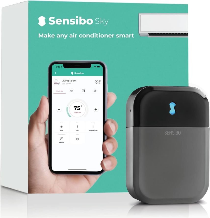 Sensibo Sky – Control Wi-Fi inteligente para aires acondicionados con gestión mediante aplicación