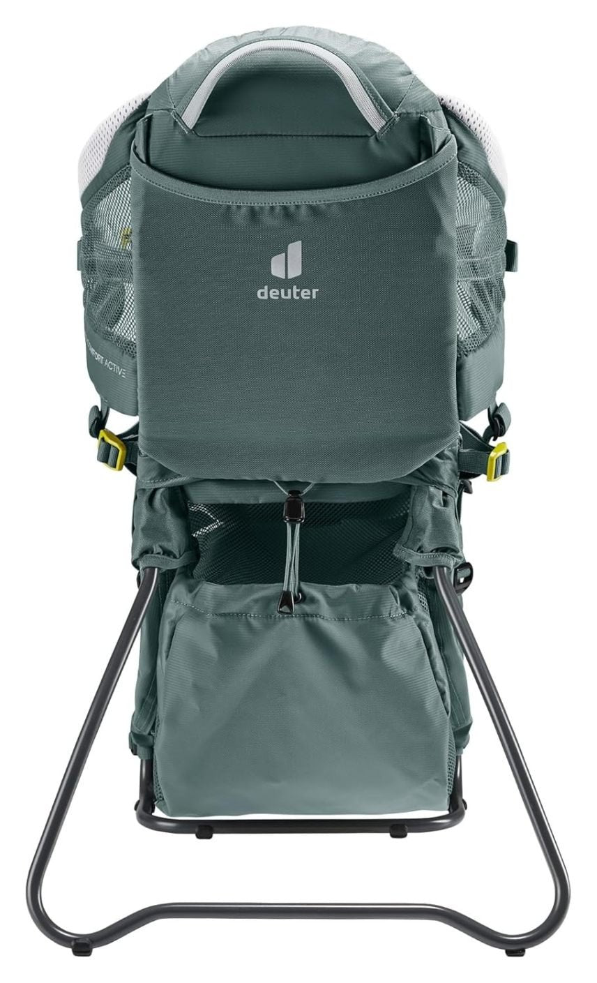 deuter Kid Comfort Active Mochila portabebés de senderismo ligera, 12 L, verde azulado (12 L/teal)