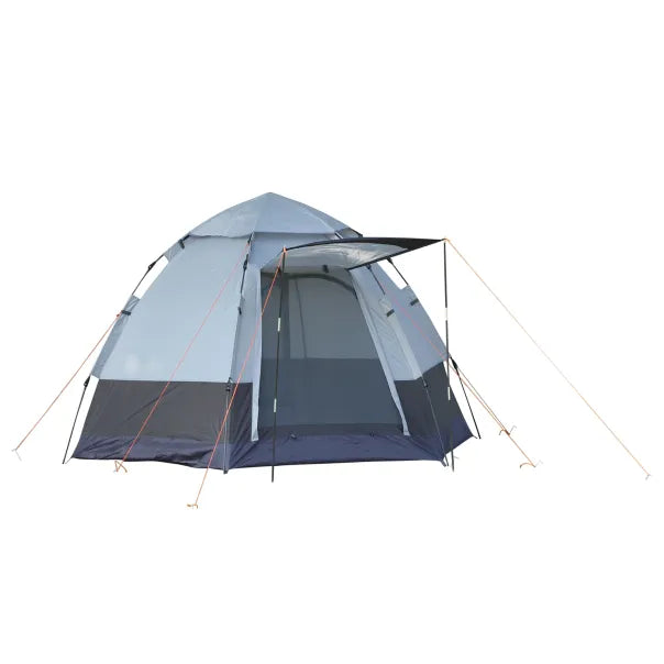 Outsunny Tienda de camping tipo cúpula para 3–4 personas – Gris/negro