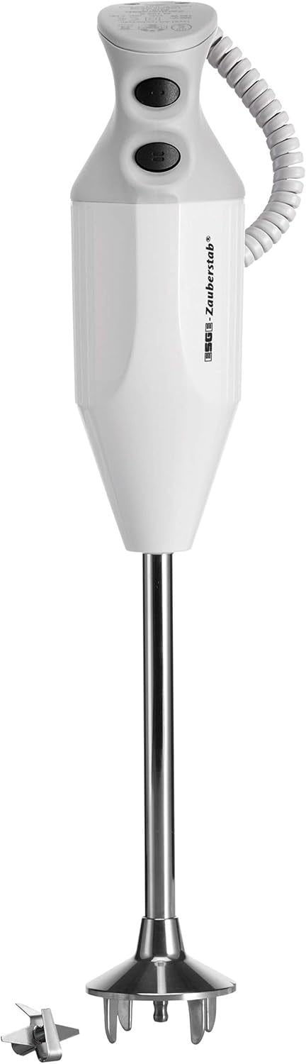 ESGE Zauberstab P 350 Profi Batidora de mano – Blanco/gris, cuchilla multifunción incluida, hasta 22.000 rpm, ref. 90880
