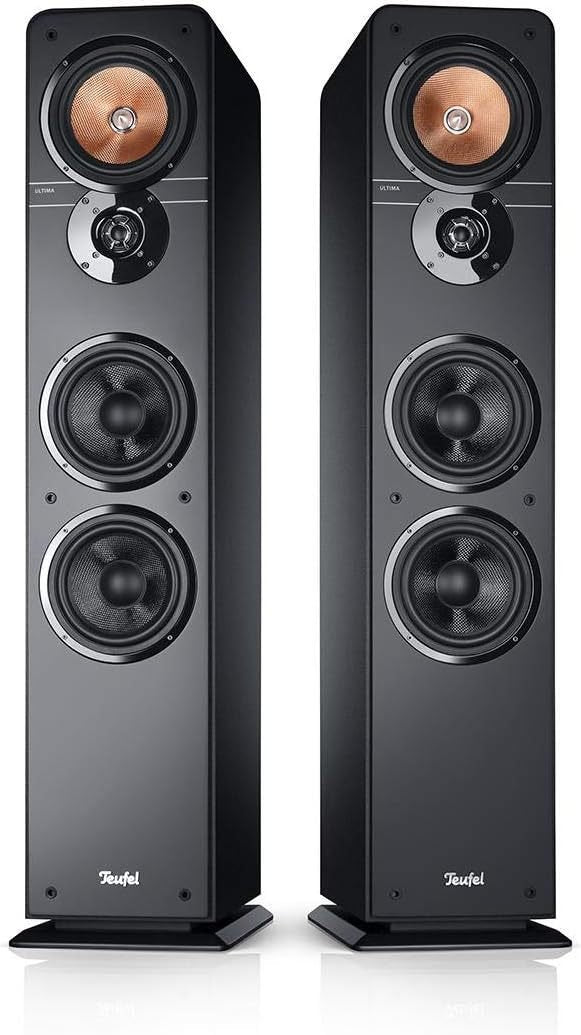 Teufel Ultima 40 Pareja de altavoces de columna estéreo – Negro