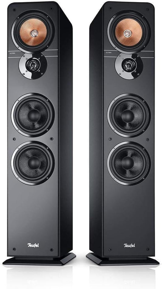 Teufel Ultima 40 Pareja de altavoces de columna estéreo – Negro