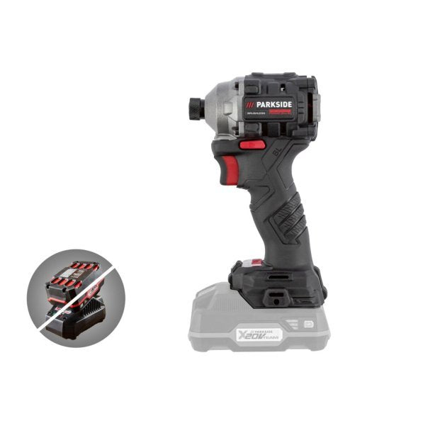 PARKSIDE PERFORMANCE Atornillador de impacto a batería 20 V « PDSSAP 20-Li B2 » (sin batería ni cargador) – Artículo de segunda selección, buen estado