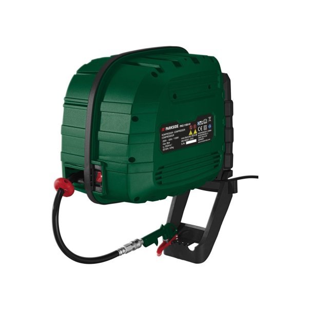 PARKSIDE Compresor PKS 1100 A1 con enrollador automático – Artículo de segunda selección, buen estado