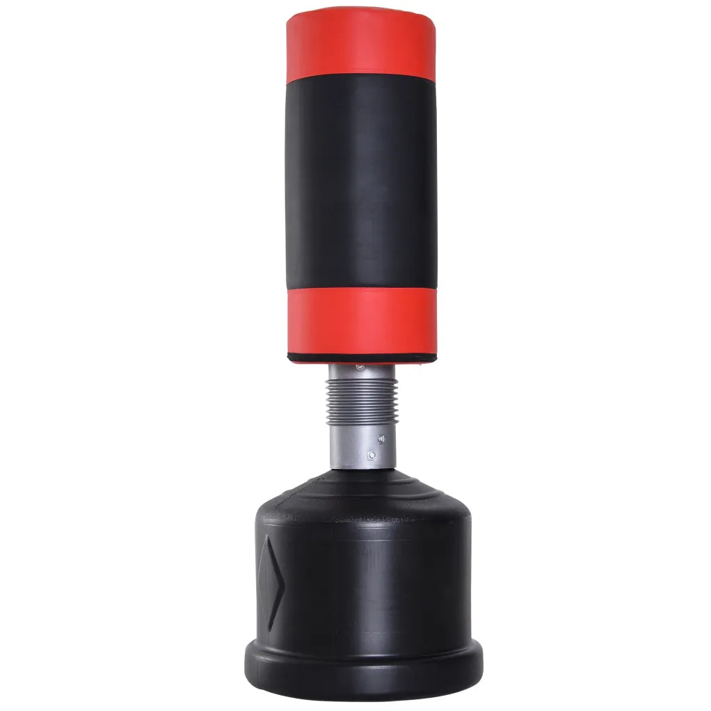 HOMCOM Saco de boxeo de pie regulable en altura con acolchado protector para las articulaciones