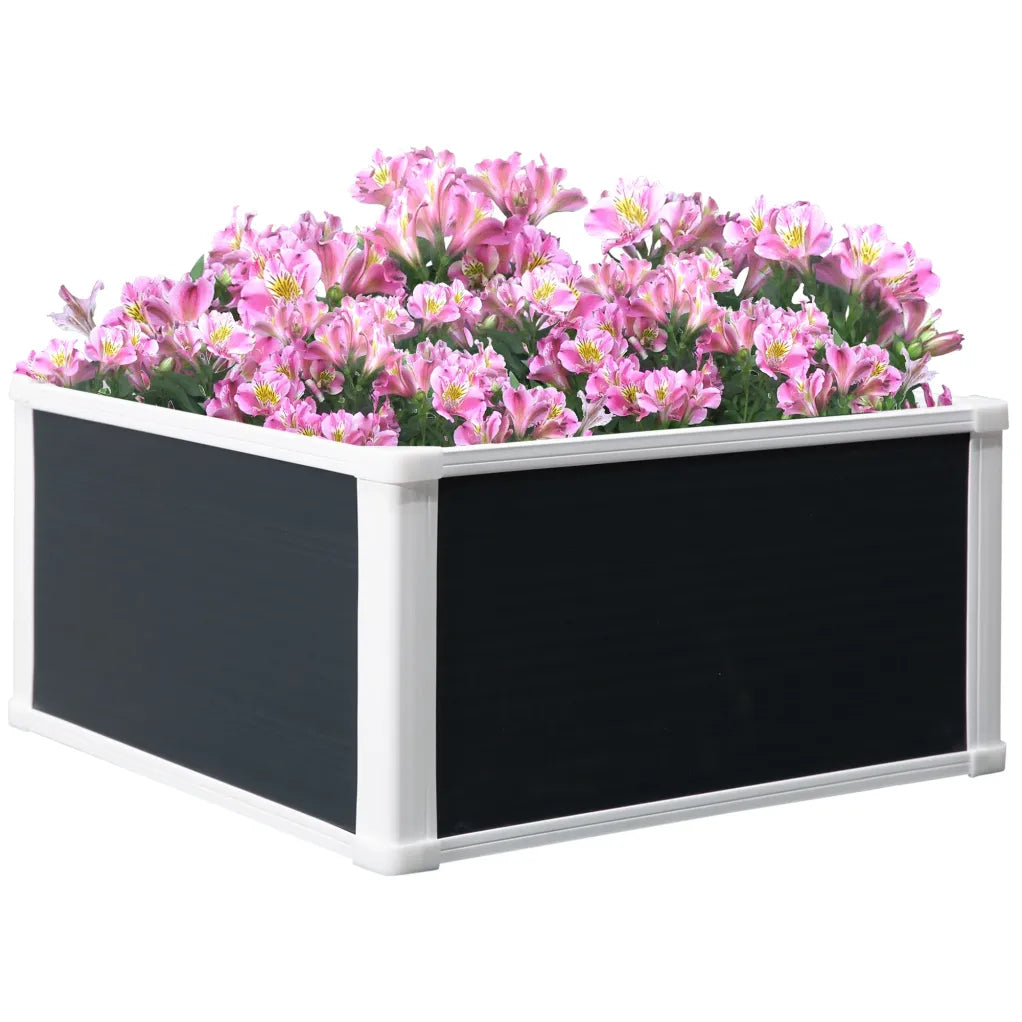 Outsunny Huerto elevado – Cajón de cultivo para verduras y hierbas, protegido contra plagas