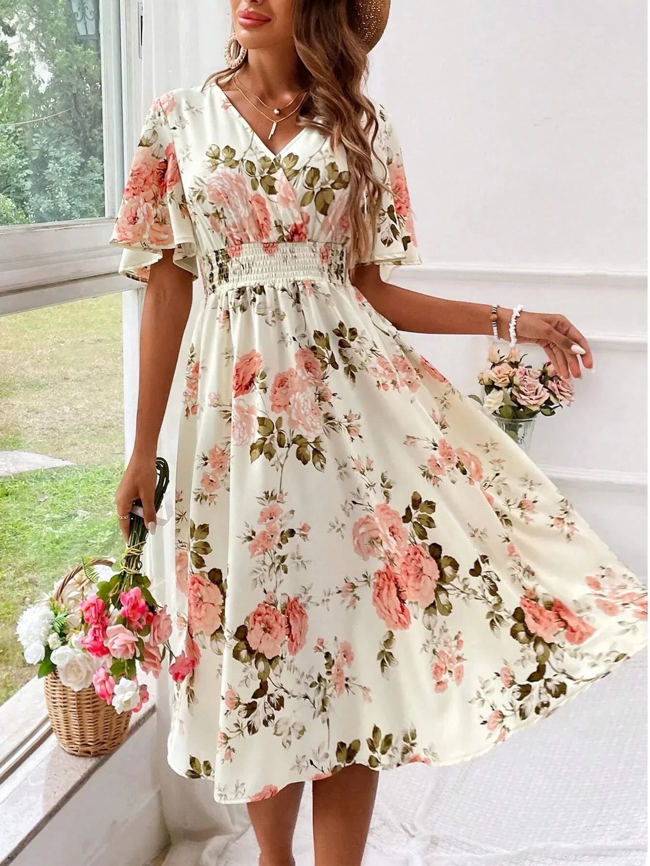 Kerensa | Vestido Midi Floral