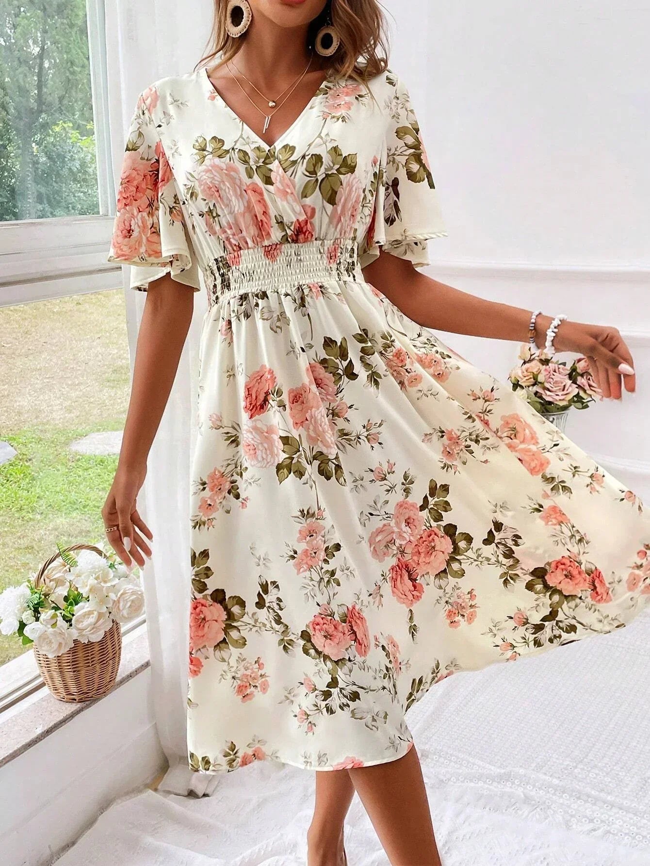 Kerensa | Vestido Midi Floral