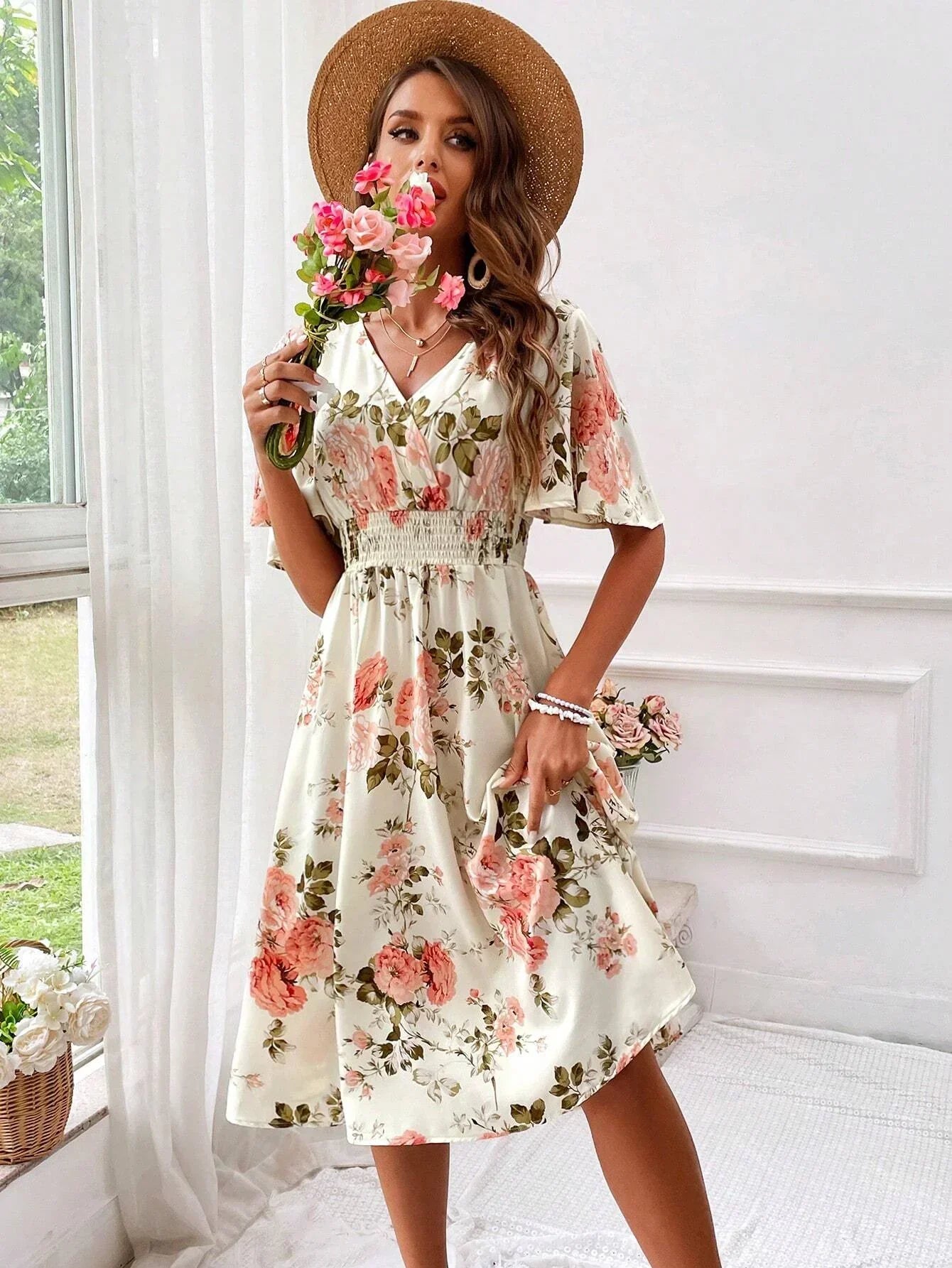 Kerensa | Vestido Midi Floral