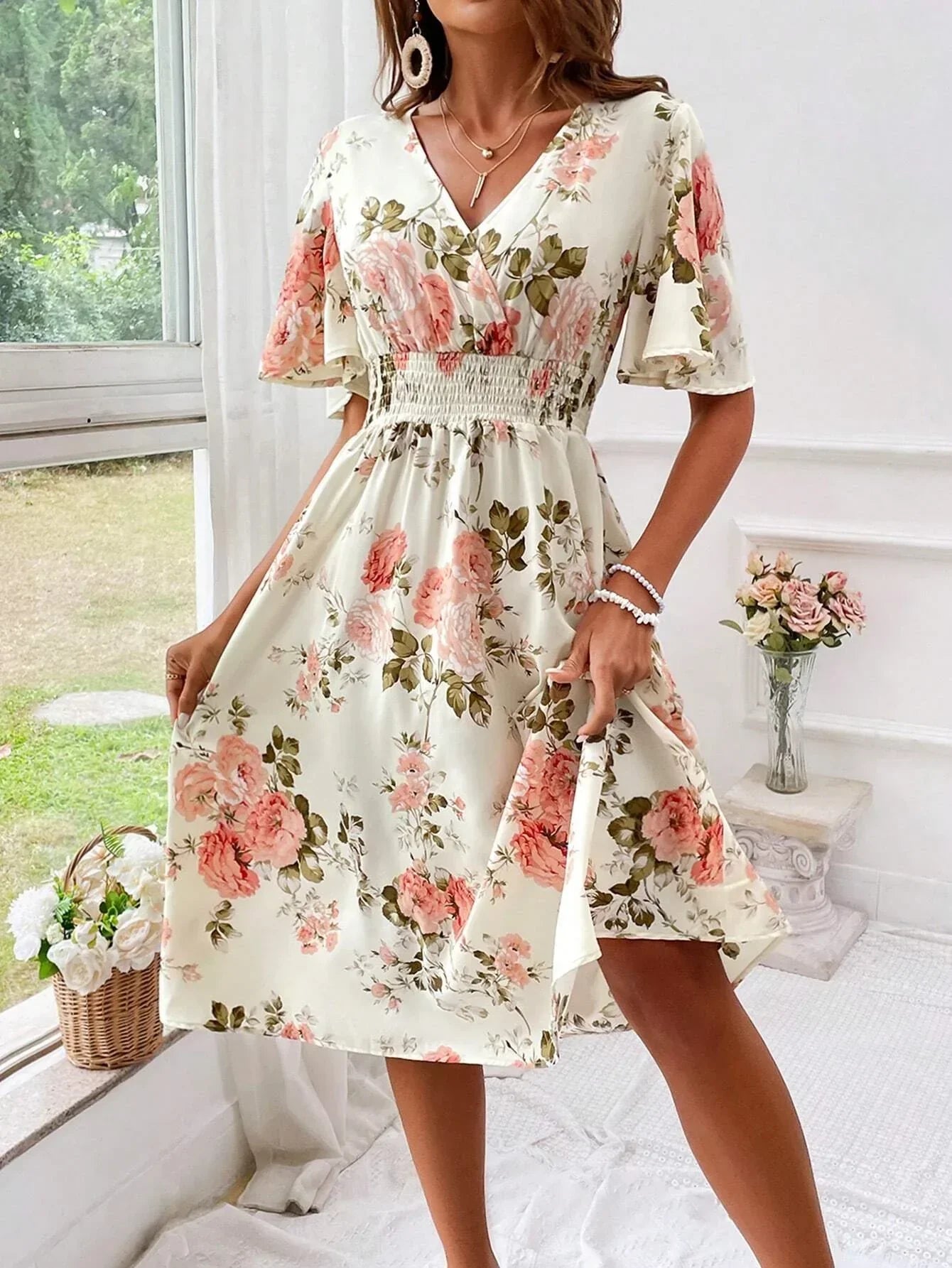 Kerensa | Vestido Midi Floral