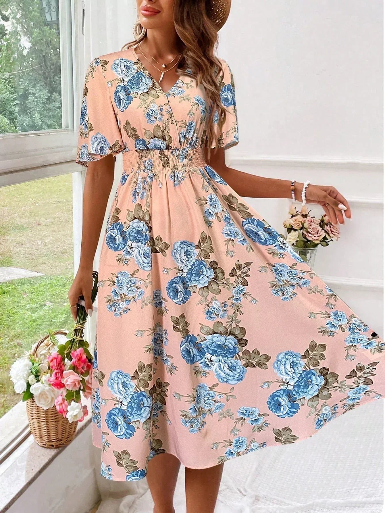 Kerensa | Vestido Midi Floral