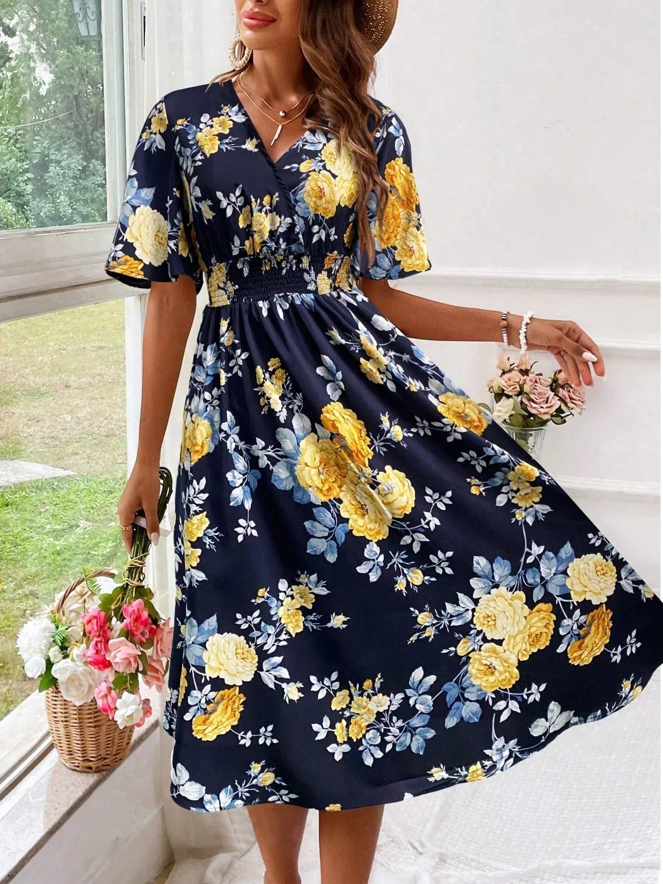 Kerensa | Vestido Midi Floral