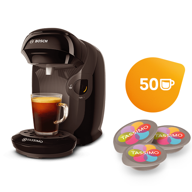 Style Friendly Cafetera de cápsulas – Compacta, negra y fácil de usar para un café rápido