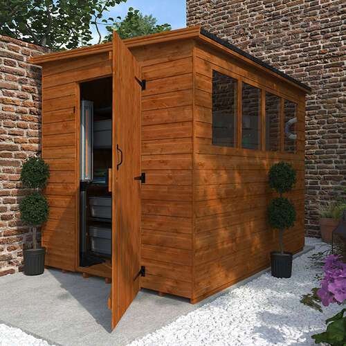 Tiger Retreat Contemporary Summerhouse – Pabellón de jardín moderno de madera para relajación y usos versátiles