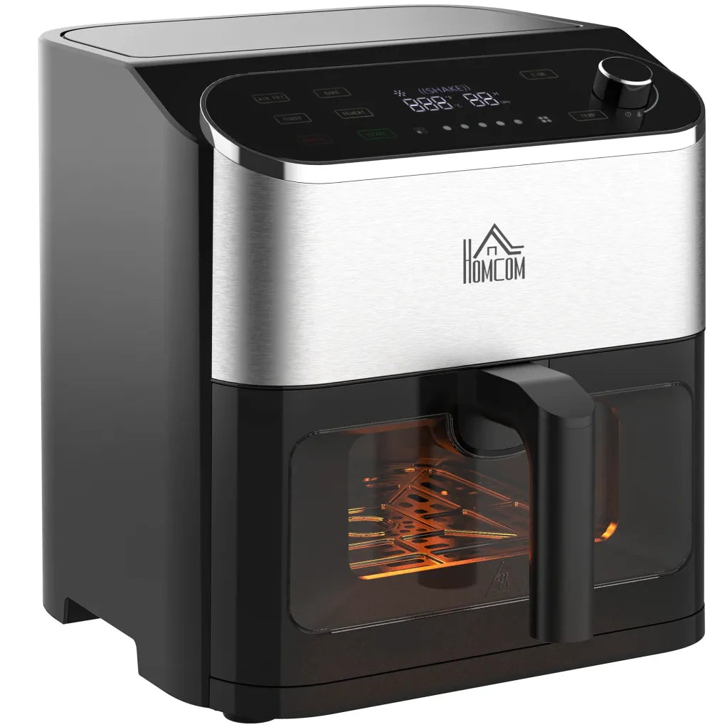 HOMCOM Freidora de aire caliente Airfryer – Cocción rápida y baja en grasas