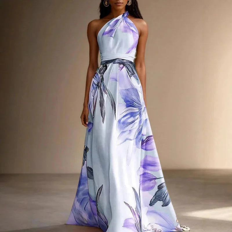 Vestido Largo Floral Elegante