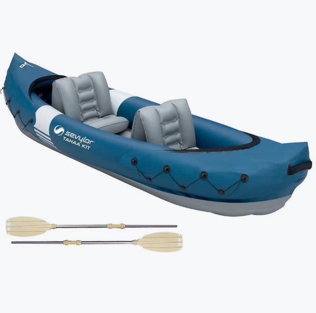 Sevylor Tahaa Kit kayak – Kayak inflable de ocio para aguas tranquilas y salidas relajadas